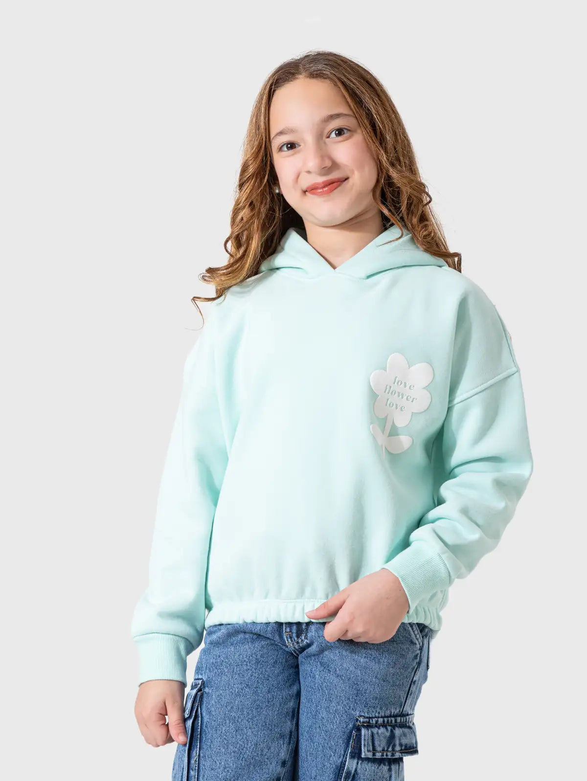 Oversized hooded sweatshirt