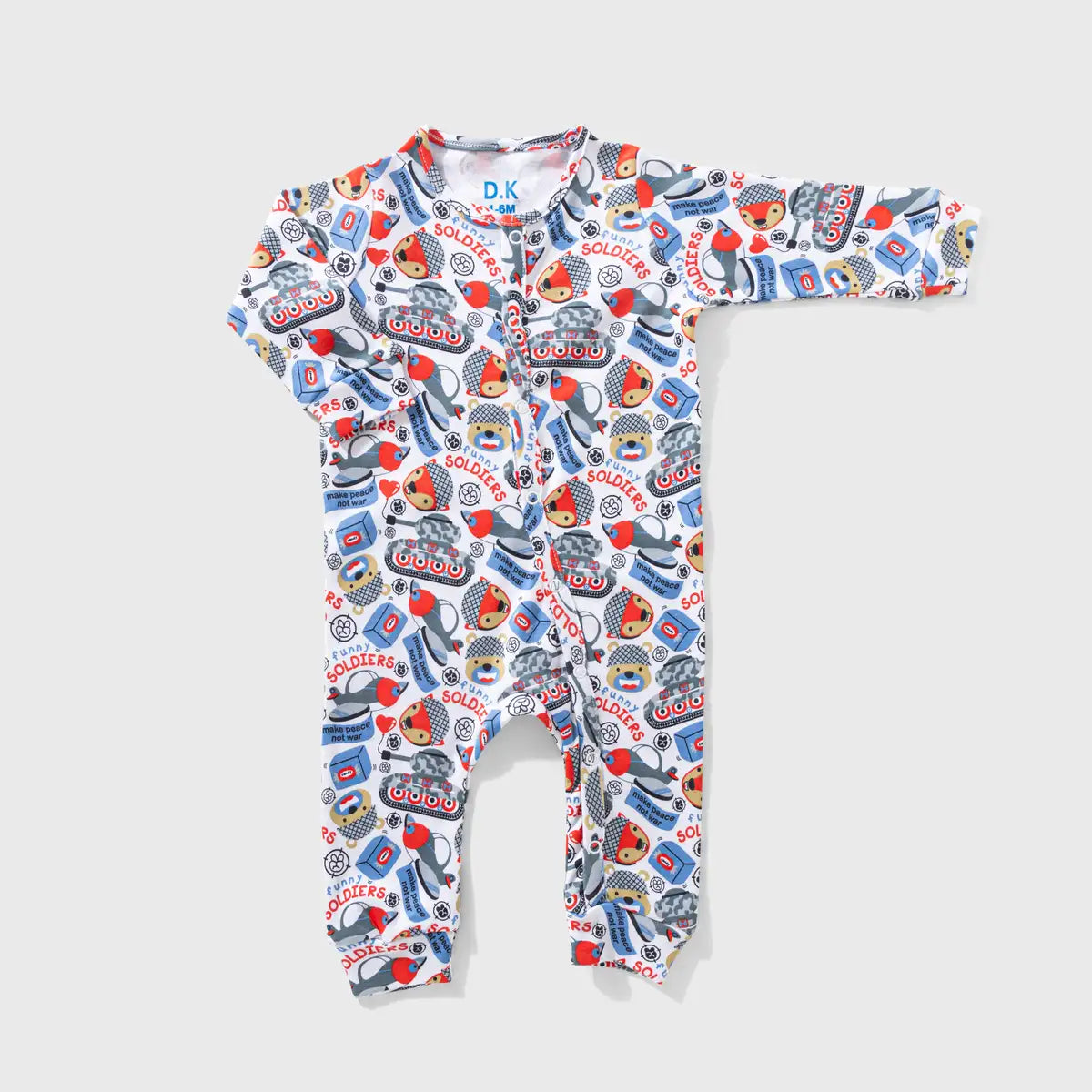 Interlock cotton overalls