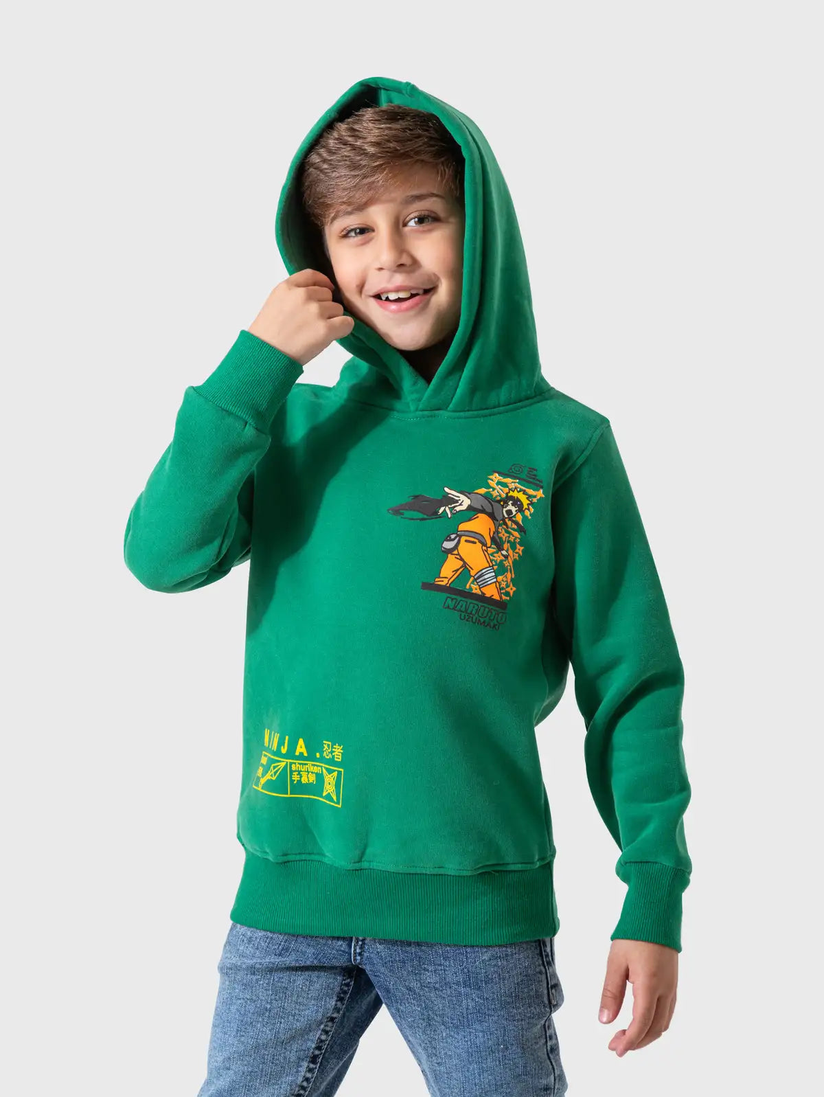Regular fit hooded sweatshirt