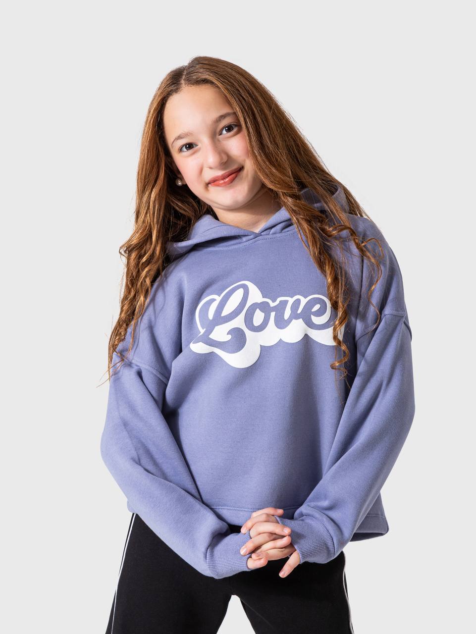 Oversized hooded sweatshirt