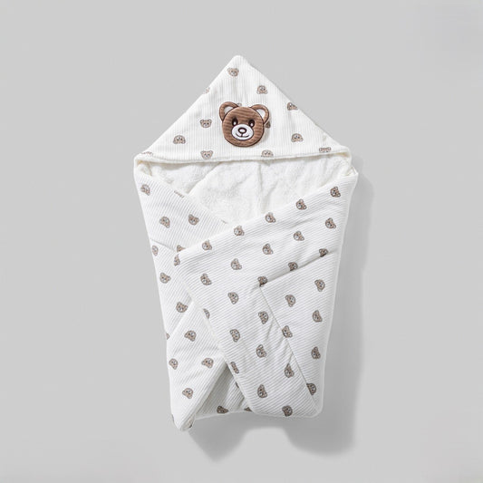 بطانية قطيفة مبطنة فرو بيبي فيس