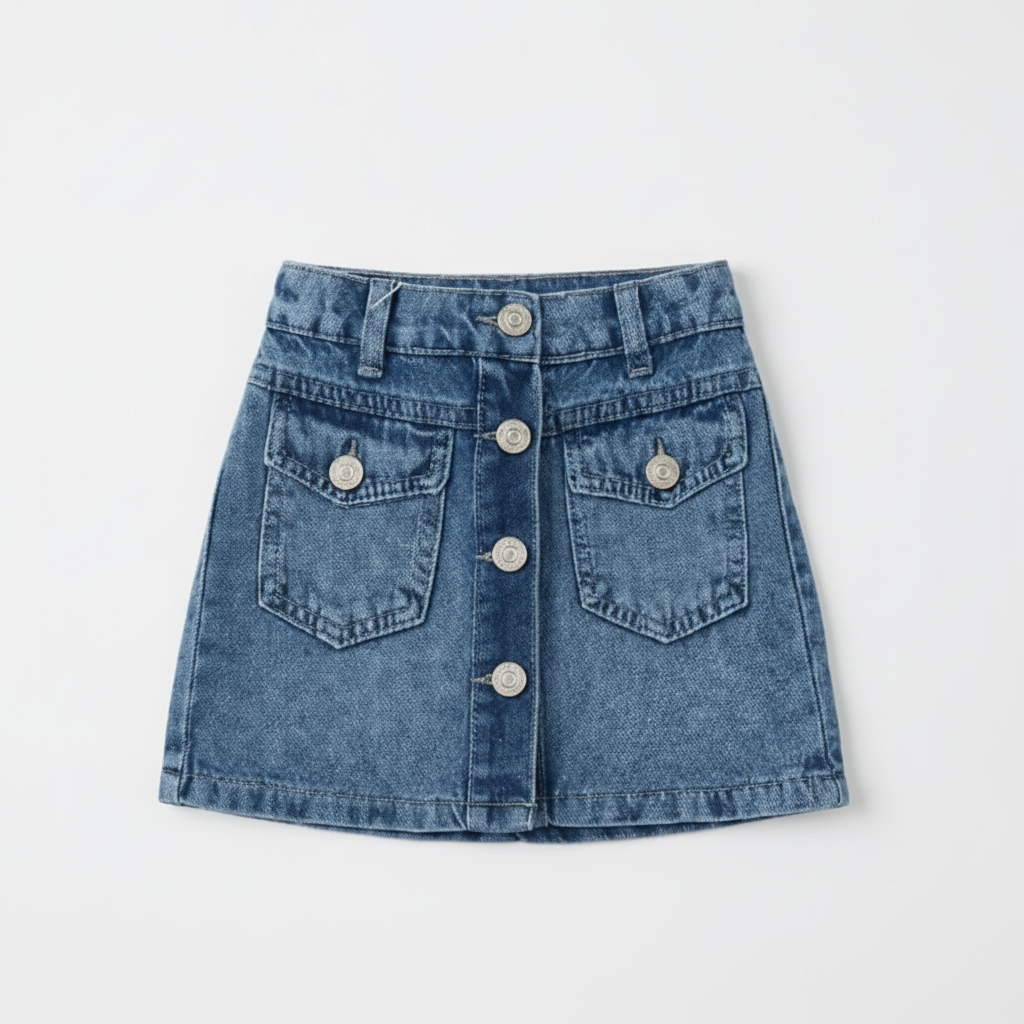 Denim skirt without tag