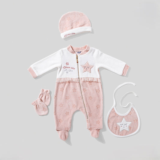 مجموعه سالوبيت قطيفة 4 قطع ستار