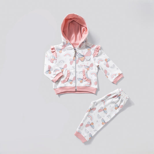 بيجامة قطن قطعتين سوسته بتر فلاي