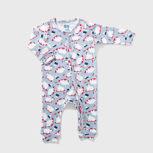 Interlock cotton overalls