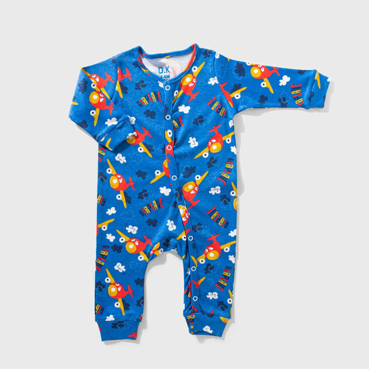 Interlock cotton overalls