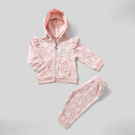 بيجامة سوستة كم ليف سيلفر