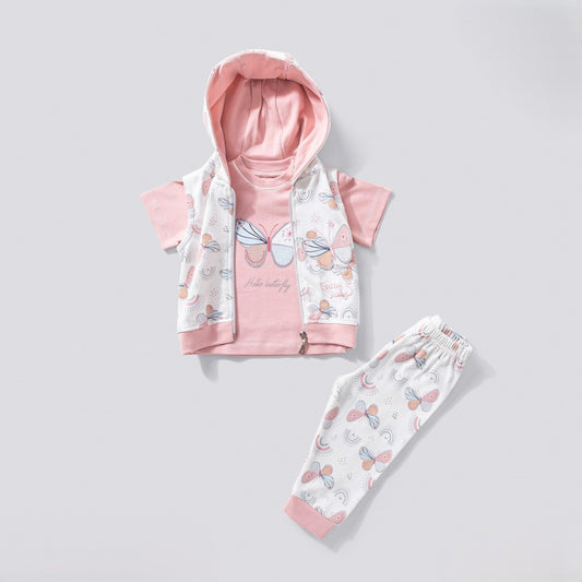 بيجامة قطن 3 قطع فيست بترفلاي