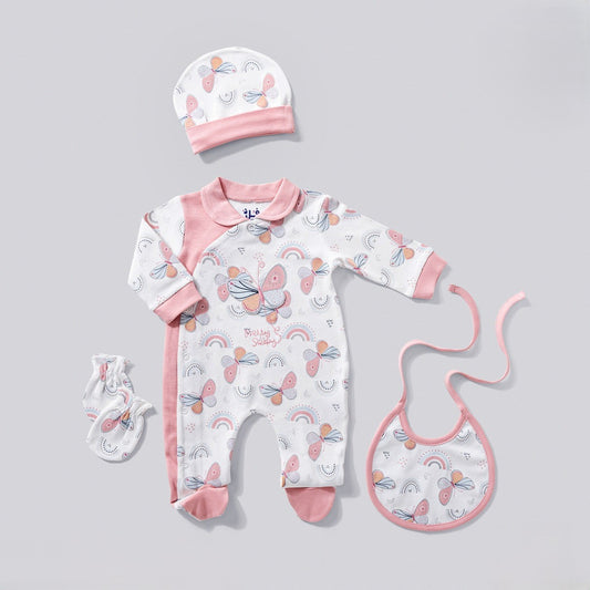 مجموعة سالوبيت 4قطع قطن بترفلاي