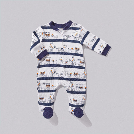 Snoopy Dog Cotton Interlock Romper