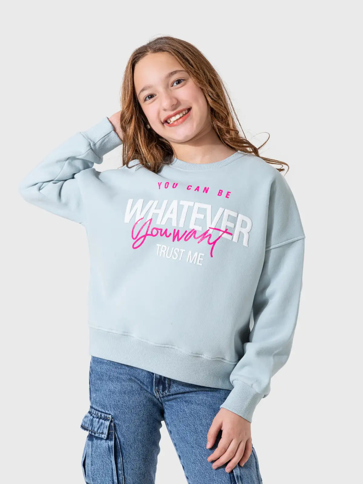 Loose fit sweatshirt (4-14)