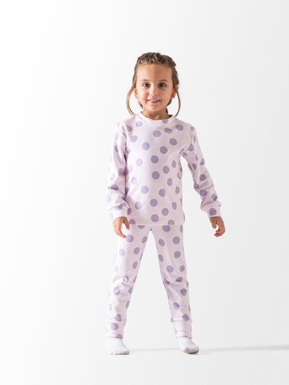 lavender polka طقم تدفئة